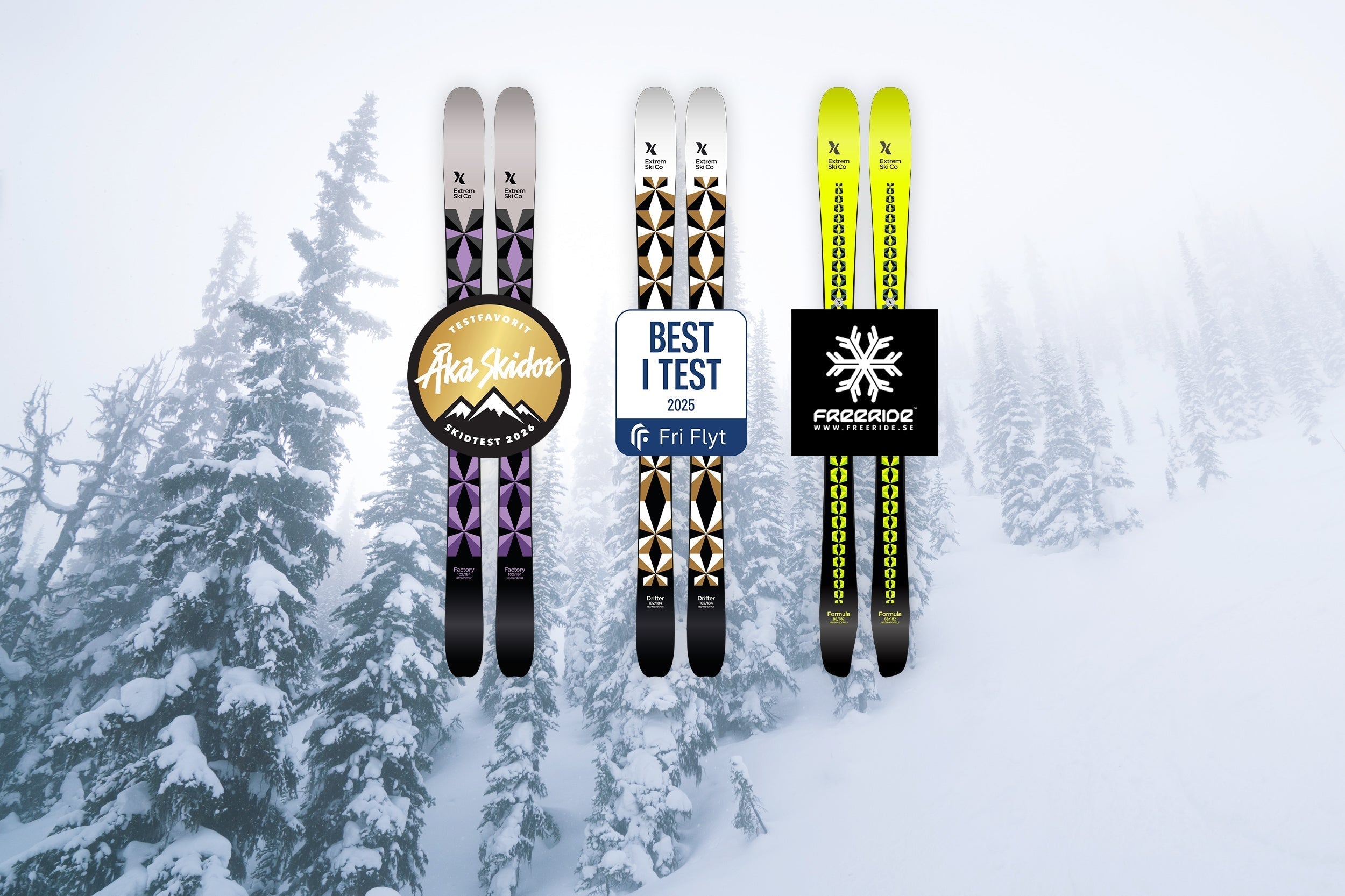Extrem Ski Co: 3 x testvinnare